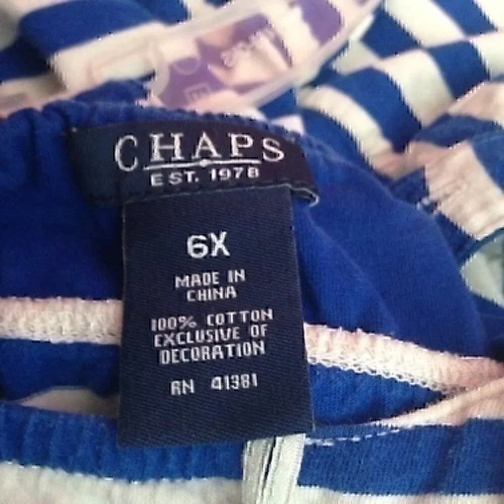 Chaps girls 6x dress